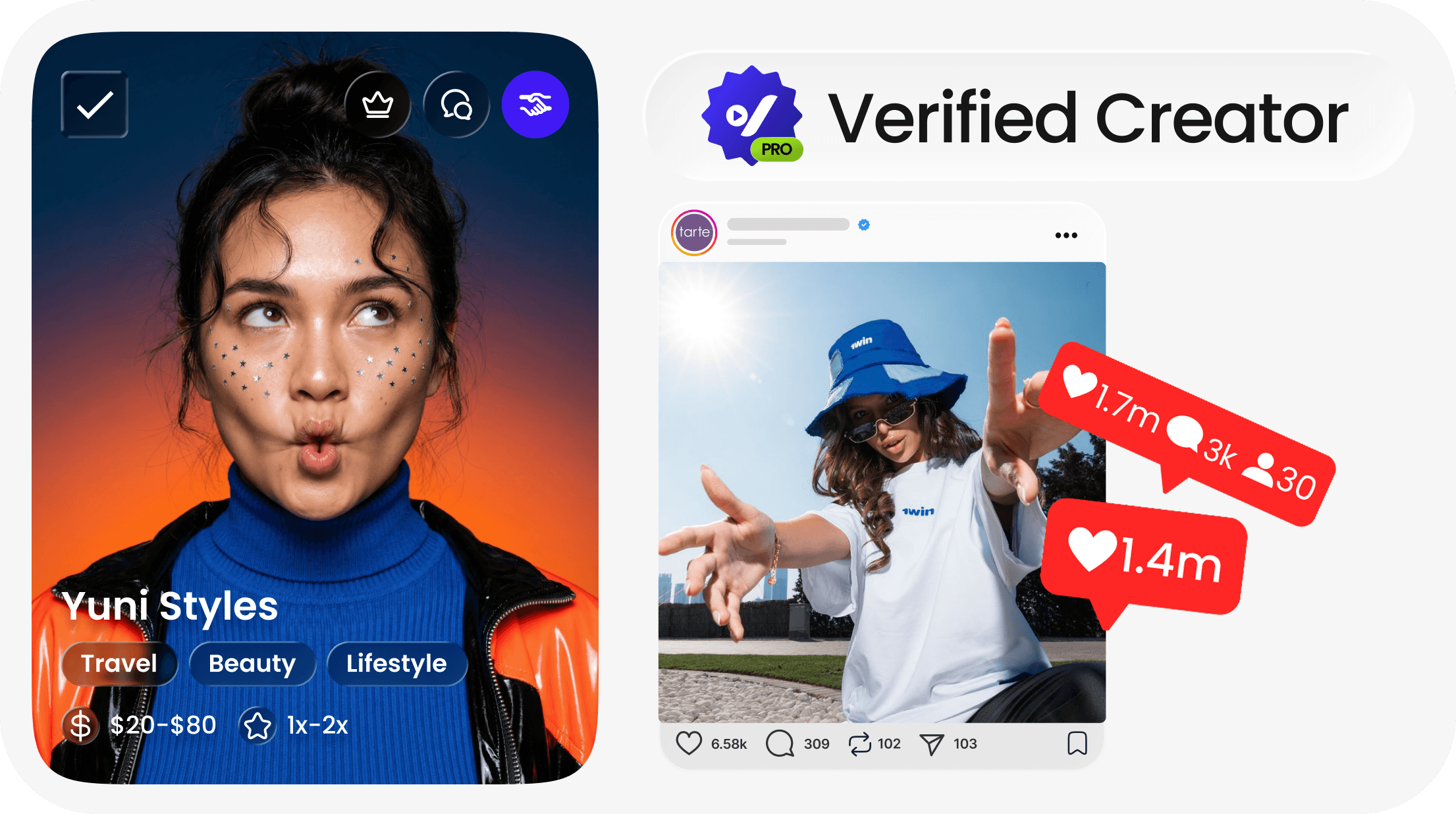 Trusted & Verified Creators