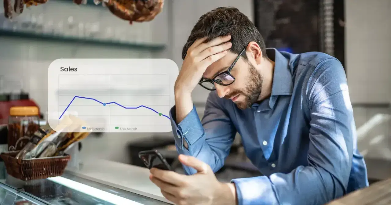 Frustrated business owner