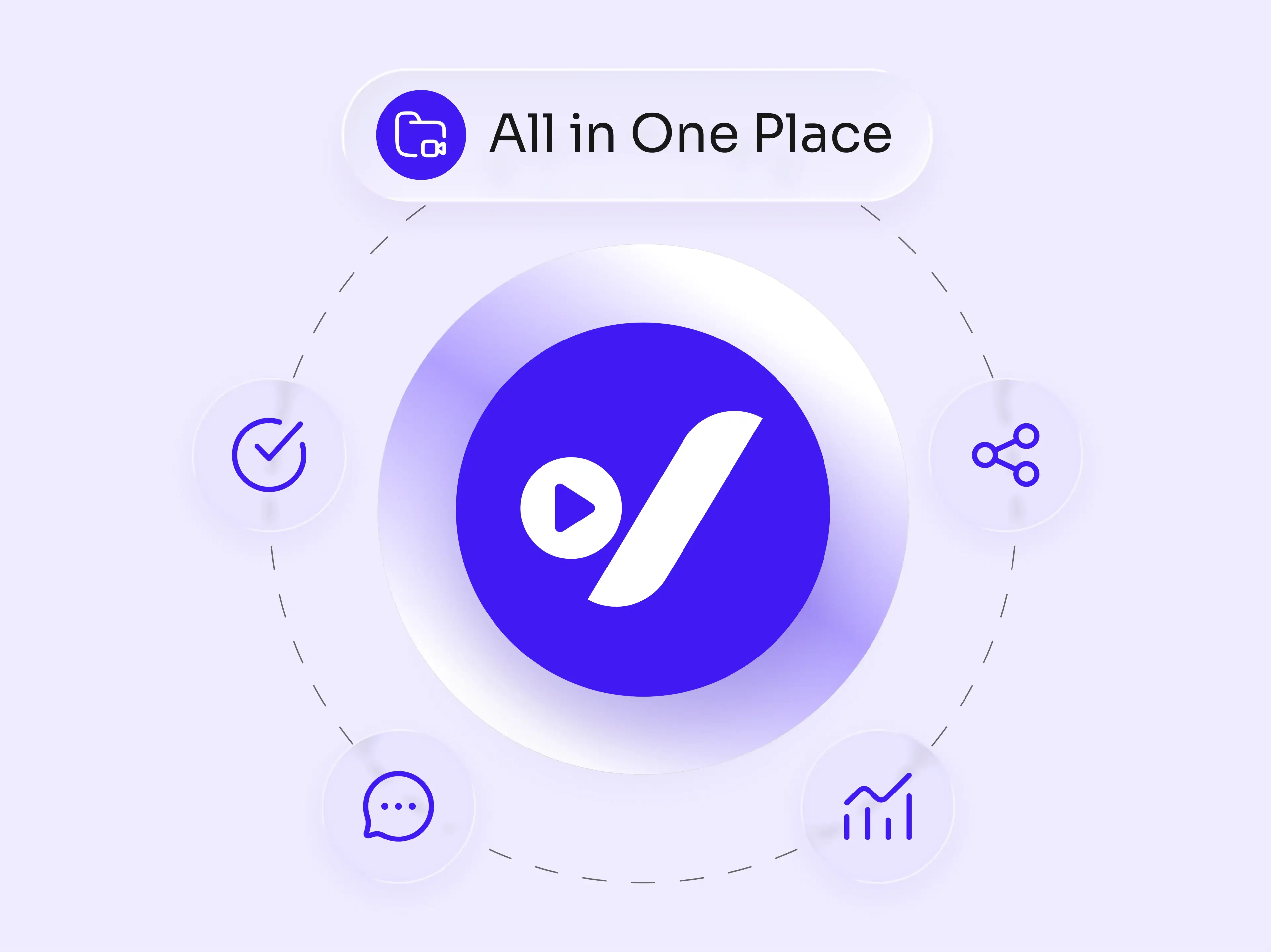 Manage Everything In One Place illustration