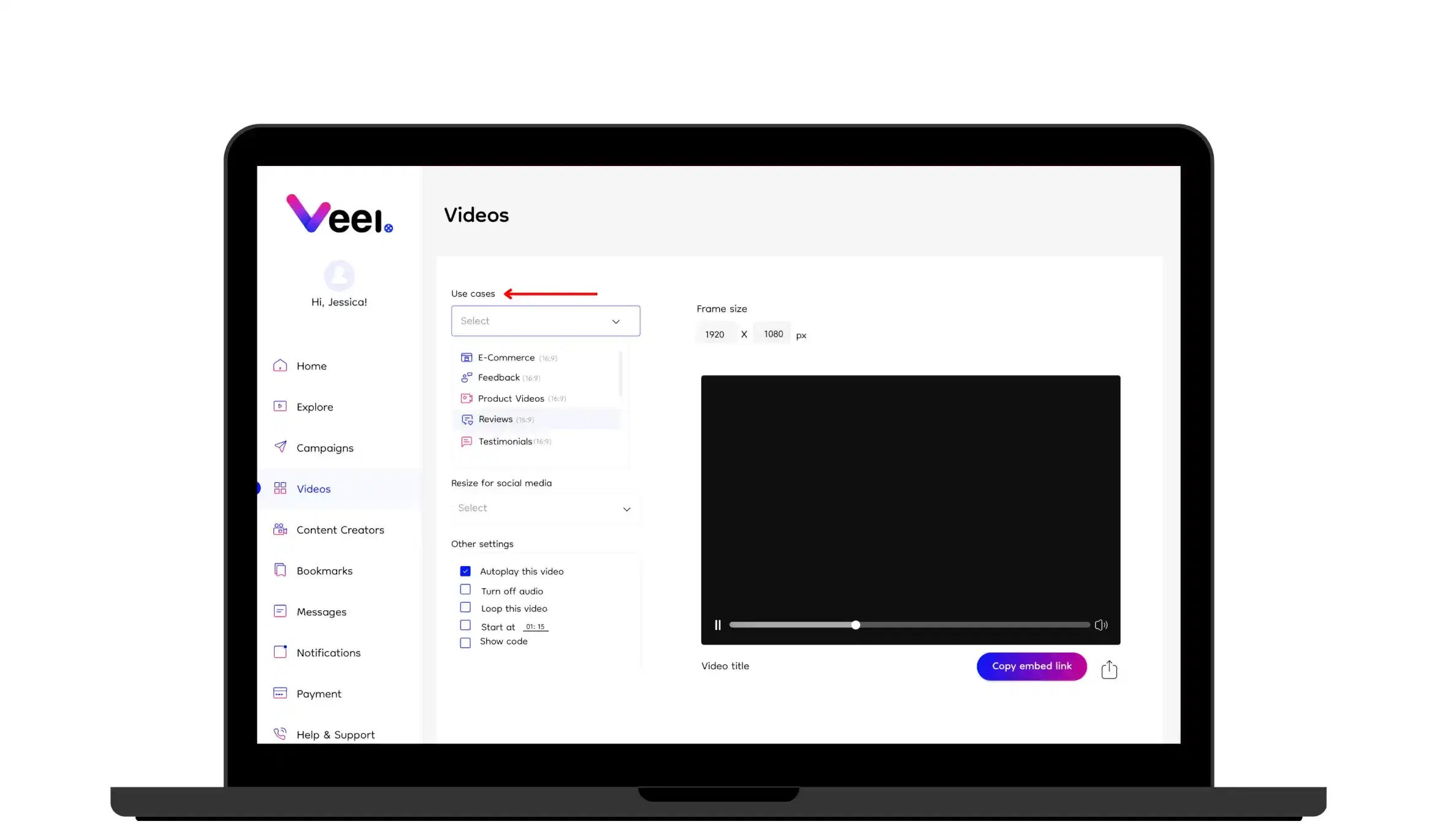 Customize the Player - Veel